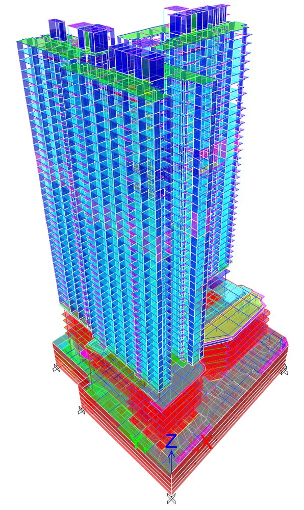 3D structural model of Lancaster Legacy