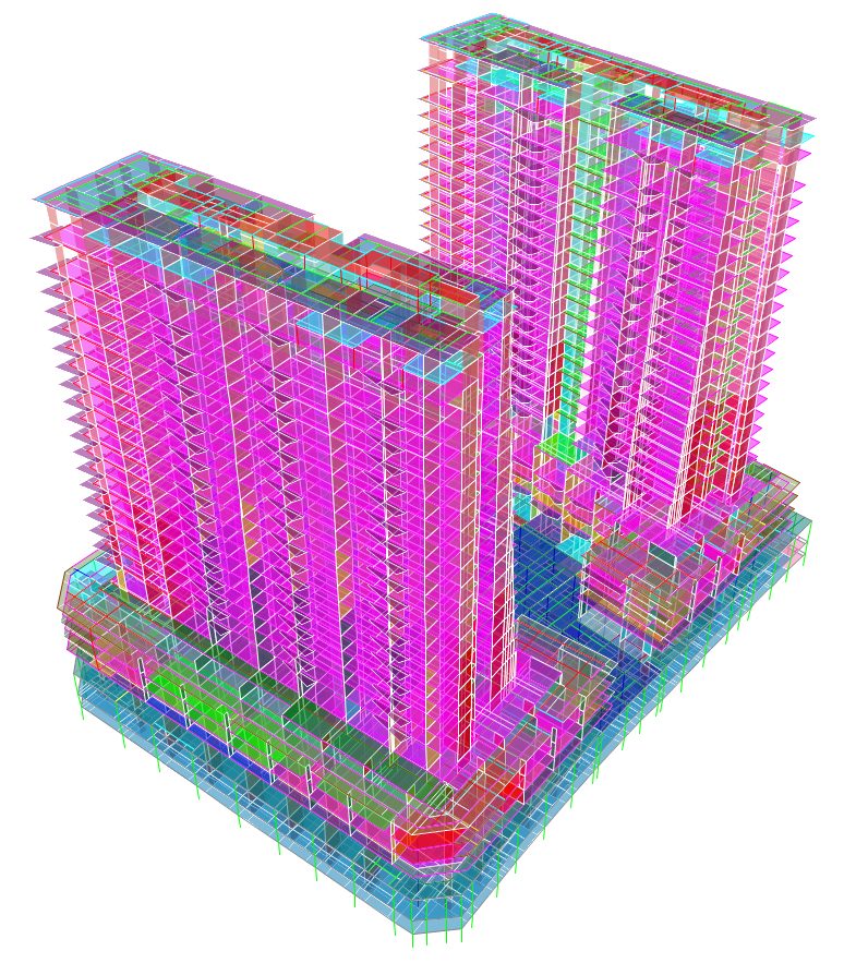 3D structural model of Plot 1.17